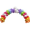 Arche de 50 ballons multicolore - Joyeux Anniversaire