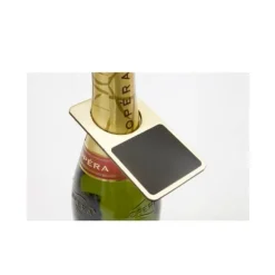 4 Ardoises en bois pour bouteille