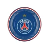 6 assiettes en carton - Diamètre 23 cm - PSG