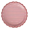 8 assiettes en carton - Diamètre 23 cm - Collection Bayadère