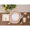 6 assiettes en carton - Diamètre 22,5 cm - Collection Little Teddy