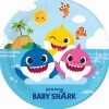 8 Assiettes en carton FSC® - Baby Shark™ - 23 cm