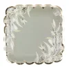 8 assiettes en carton FSC® - 23 x 23 cm - Collection Greenery