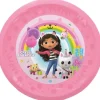4 assiettes réutilisables - Diamètre 21 cm - Gabby et la Maison magique™