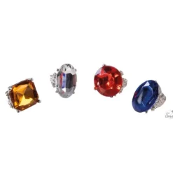 Bague avec fausse pierre précieuse - Modèle Aléatoire