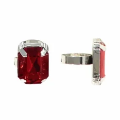 Bague rubis rouge pour Halloween