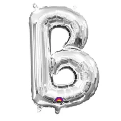 Ballon à air Lettre "B" - Argenté