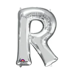 Ballon à air Lettre "R" - Argenté