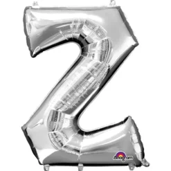 Ballon à air Lettre "Z" - Argenté
