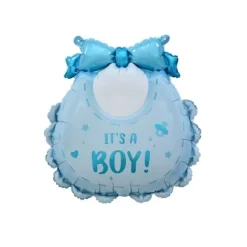 Ballon en aluminium - Bavoir de bébé - 62 cm - Modèle au choix