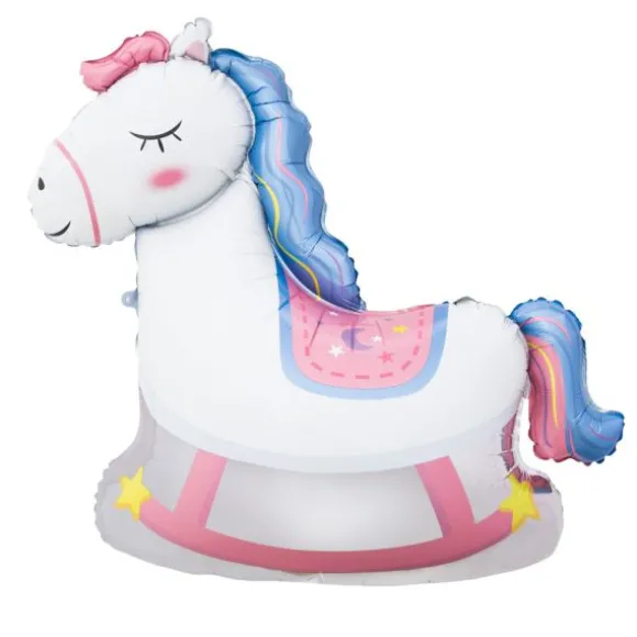 Ballon en aluminium - Cheval à Bascule - 65 cm