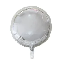 Ballon en aluminium en forme de rond - 45 cm - Couleur au choix