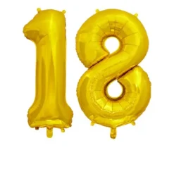 Ballon en aluminium en forme de rond - 45 cm - Couleur au choix