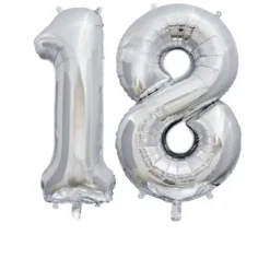 Ballon en aluminium en forme de rond - 45 cm - Couleur au choix