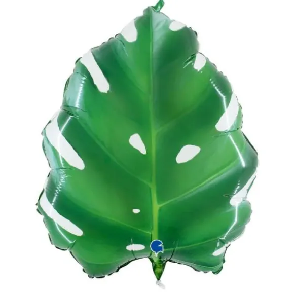 Ballon en aluminium Feuille Tropicale - 58 cm