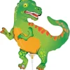 Ballon en aluminium à forme - Dinosaure - 31 x 32 cm