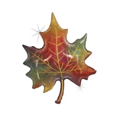 Ballon feuille d' automne avec paillettes