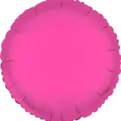 Ballon fluo en aluminium arrondi - Diamètre 43 cm - Couleur au choix