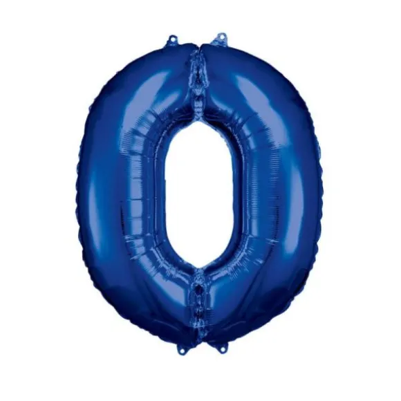 Ballon Géant Hélium - Bleu - Chiffre au choix