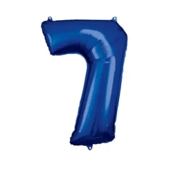 Ballon Géant Hélium - Bleu - Chiffre au choix