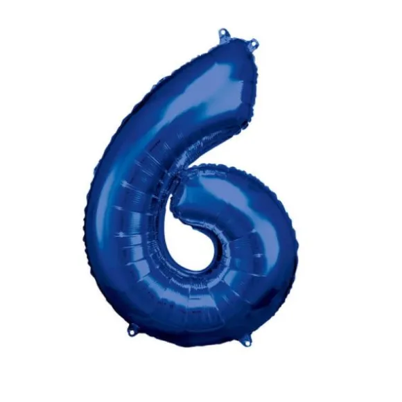 Ballon Géant Hélium - Bleu - Chiffre au choix
