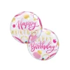 Ballon Happy Birthday Bulles