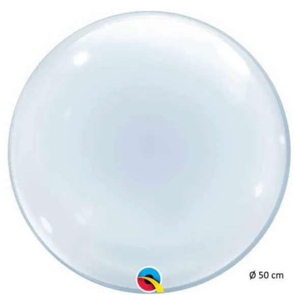 Ballon Hélium Bubble Transparent - 50 cm