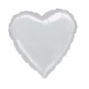 Ballon Hélium Cœur Argent