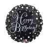 Ballon Hélium - "Happy Birthday" Argent