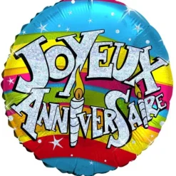 Ballon Hélium "Joyeux Anniversaire"