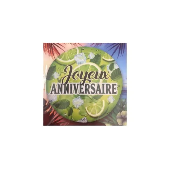 Ballon - Joyeux Anniversaire - Mojito - 45 cm