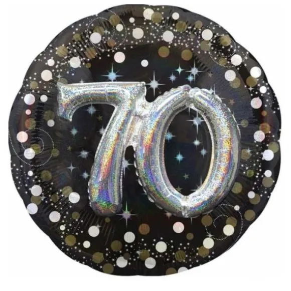 Ballon Métallique Hélium - 70 ans