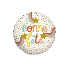 Ballon rond hélium - Bonne Fête - 46 cm