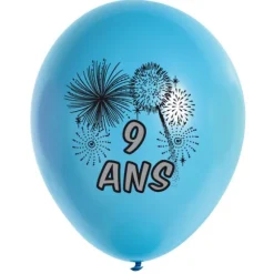 10 Ballons de Baudruche multicolore  6 ans
