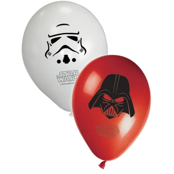 8 Ballons de Baudruche Star Wars® - Dark Vador et StromTrooper