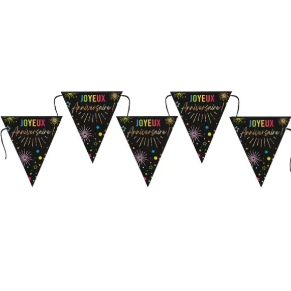 6 ballons "Joyeux Anniversaire" en latex - Diamètre 30 cm - Couleur au choix