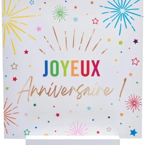 6 ballons "Joyeux Anniversaire" en latex - Diamètre 30 cm - Couleur au choix