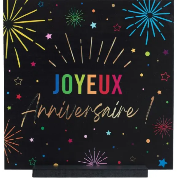 6 ballons "Joyeux Anniversaire" en latex - Diamètre 30 cm - Couleur au choix