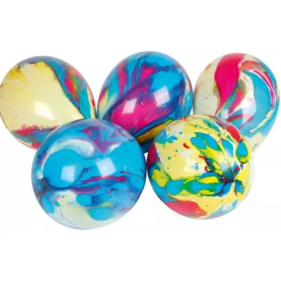 5 Ballons marbrés - 25 cm