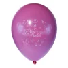 10 Ballons Vive les Mariés Couleur  Rose Fuschia