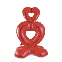 Ballon Totem en forme de cœur - 110 cm - Saint-Valentin - Collection Chéri Chérie