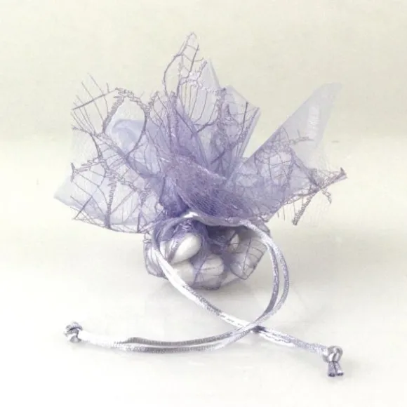6 Ballotins en Tulle et Organdi "Julia" - Lilas