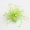 6 Ballotins en Tulle et Organdi "Julia" -  Vert Anis
