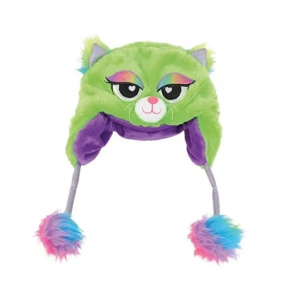 Bonnet Chat Vert Adulte