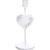 Bougeoir en bois - 23,5 cm - Collection Feuillage - Couleur au choix
