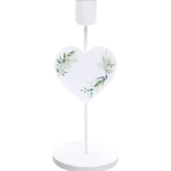 Bougeoir en bois - 23,5 cm - Collection Feuillage - Couleur au choix