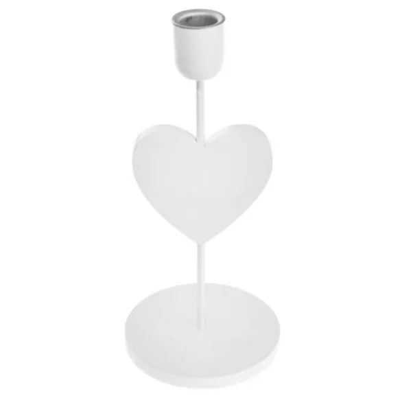 Bougeoir en forme de cœur pour la Saint-Valentin