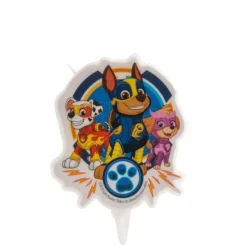 Bougie d'anniversaire 2D - Paw Patrol: Pat' Patrouille - 7,5 cm