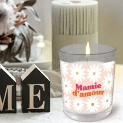 Bougie en verre "Mamie d'Amour" - Collection Mamie d'Amour