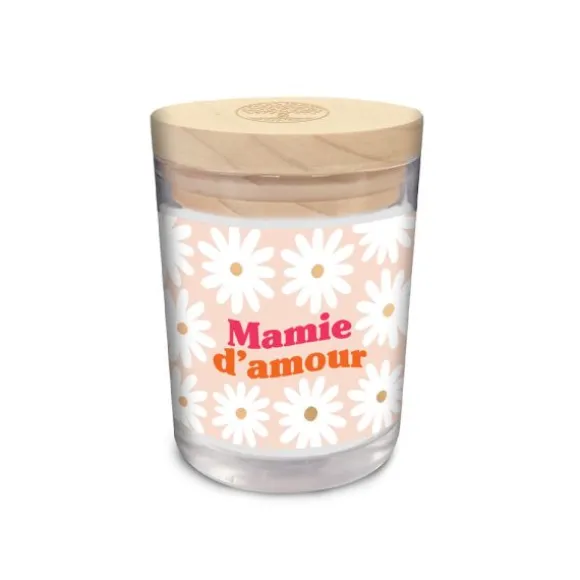 Bougie en verre "Mamie d'Amour" - Collection Mamie d'Amour